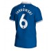 Everton James Tarkowski #6 Hjemmedrakt 2023-24 Korte ermer